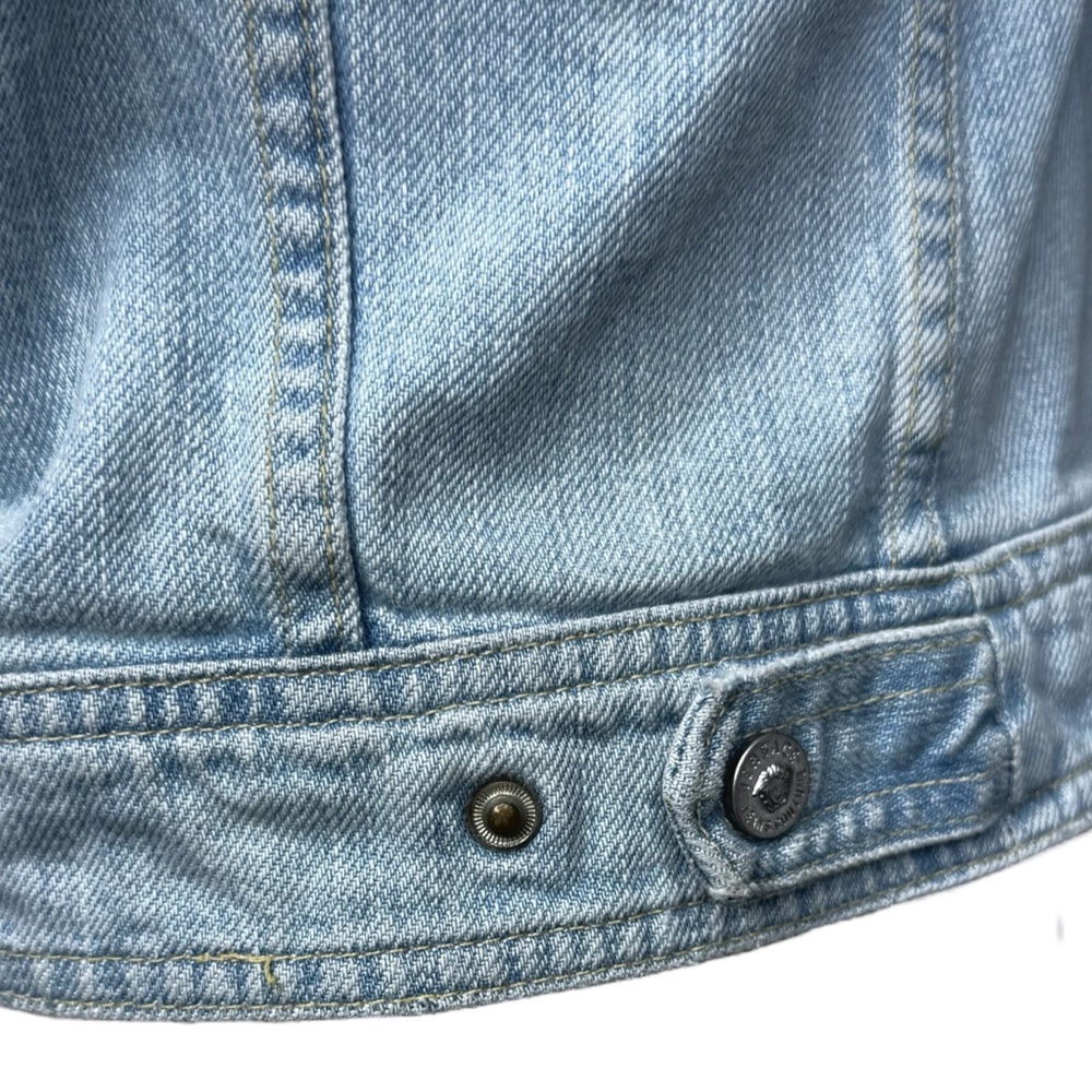VERSACE‎ JEANS COUTURE Star Studded Vintage Denim Vest Italy Size Small - Picture 8 of 14